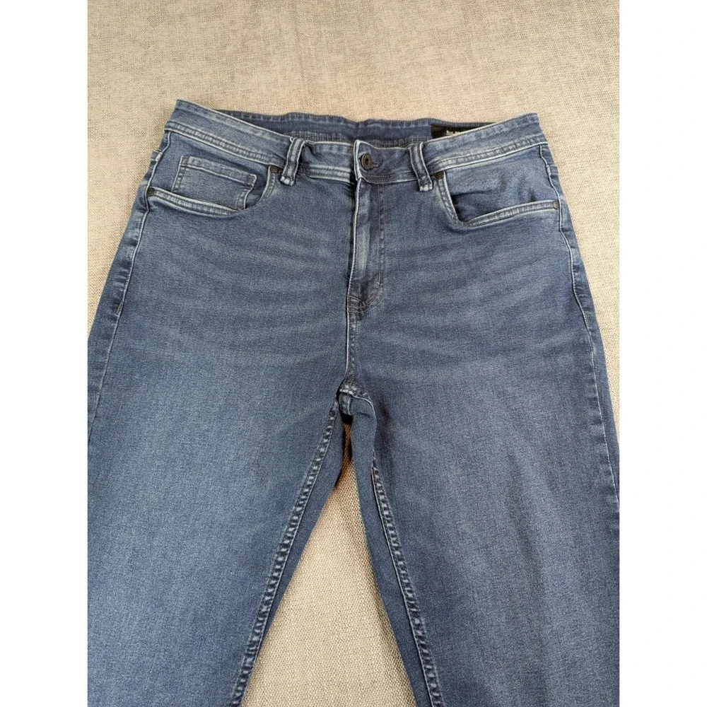 The Perfect Jean NYC Denim Pants Mens 34X28 Blue Athletic Stretch Whiskered
